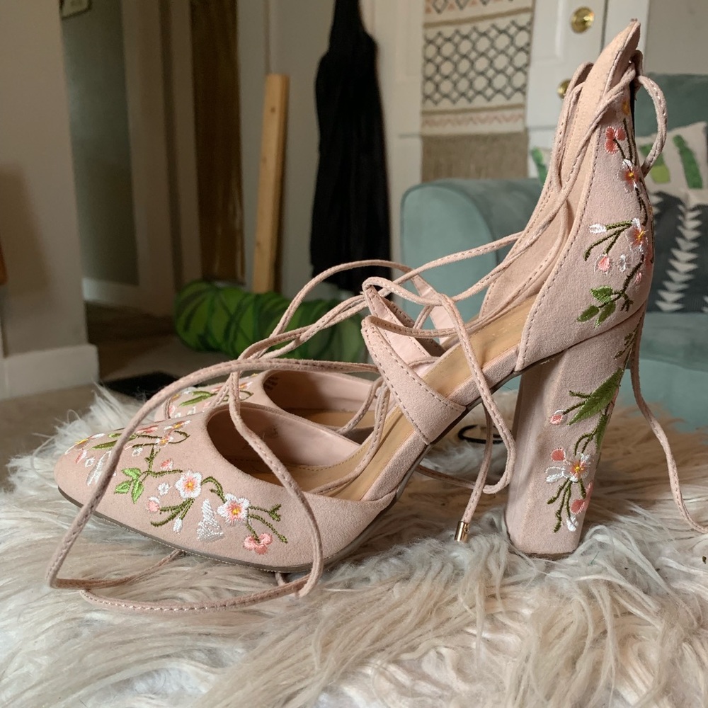 Floral heels
